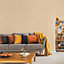 Galerie Julie Feels Home Beige Shimmery Plain Tilia Wallpaper Roll