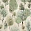 Galerie Julie Feels Home Green Large Tilia Shimmery Trees Wallpaper Roll