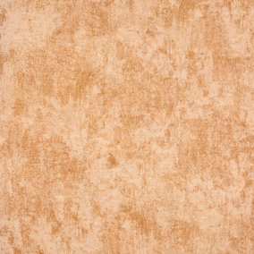 Galerie Julie Feels Home Orange Shimmery Plain Texture Wallpaper Roll