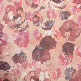 Galerie Julie Feels Home Pink Large Paeonia Shimmery Flowers Wallpaper Roll