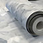 Galerie Julie Feels Home Silver/ Grey Abstract Shimmery Plain Paeonia Wallpaper Roll