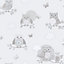 Galerie Just 4 Kids 2 Grey Mono Owls Smooth Wallpaper