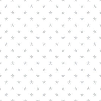 Galerie Just 4 Kids 2 Grey White Small Stars Smooth Wallpaper