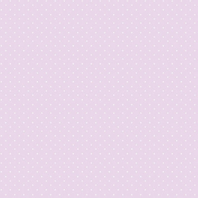 Galerie Just 4 Kids 2 Lilac White Polka Dot Smooth Wallpaper