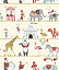 Galerie Just 4 Kids 2 Multicoloured Red Yellow Green Blue Pink Circus Parade Smooth Wallpaper
