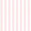 Galerie Just 4 Kids 2 Pink White Regency Stripe Smooth Wallpaper
