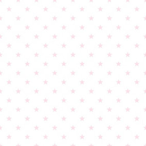 Galerie Just 4 Kids 2 Pink White Small Stars Smooth Wallpaper