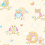 Galerie Just 4 Kids 2 Yellow Pink Blue Orange Colourful Owls Smooth Wallpaper