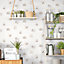 Galerie Just Kitchens Beige Coffee Motif Wallpaper Roll