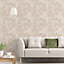 Galerie Just Kitchens Beige Herringbone Brick Wallpaper Roll