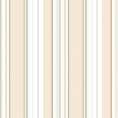 Galerie Just Kitchens Beige Multi Stripe Wallpaper Roll