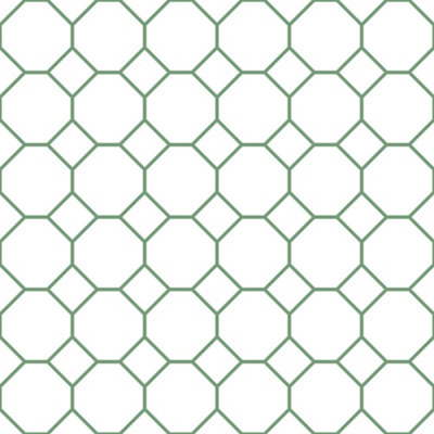 Galerie Just Kitchens Green Bee Hive Wallpaper Roll
