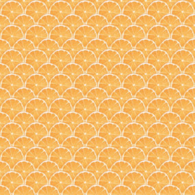 Galerie Just Kitchens Orange Scallop Wallpaper Roll