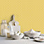 Galerie Just Kitchens Yelllow Lemon Scallop Wallpaper Roll