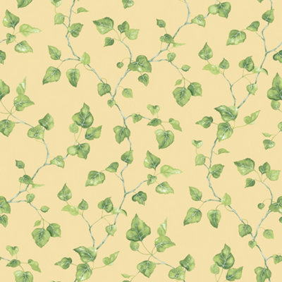 Galerie Just Kitchens Yellow Just Ivy Wallpaper Roll