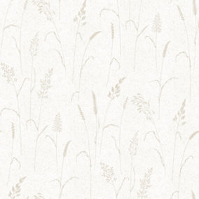 Galerie Kitchen Recipes Beige Grasses Smooth Wallpaper
