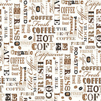 Galerie Kitchen Recipes Bronze Brown Coffee Words Smooth Wallpaper