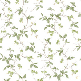 Galerie Kitchen Recipes Green China Leaves Smooth Wallpaper