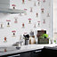 Galerie Kitchen Recipes Silver Grey Java Smooth Wallpaper