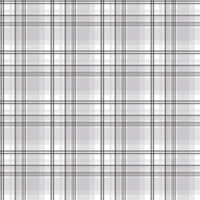 Galerie Kitchen Recipes Silver Grey Plaid Smooth Wallpaper