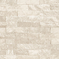 Galerie Kitchen Style 3 Beige Slate Bricks Smooth Wallpaper