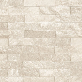 Galerie Kitchen Style 3 Beige Slate Bricks Smooth Wallpaper