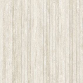 Galerie Kitchen Style 3 Beige Wood Stripe Smooth Wallpaper