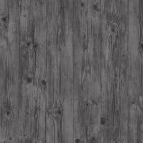 Galerie Kitchen Style 3 Black Wood Panelling Smooth Wallpaper
