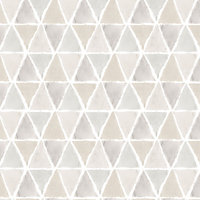 Galerie Kitchen Style 3 Grey Beige Geo Triangles Smooth Wallpaper