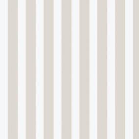 Galerie Kitchen Style 3 Grey Beige White Midi Stripe Smooth Wallpaper