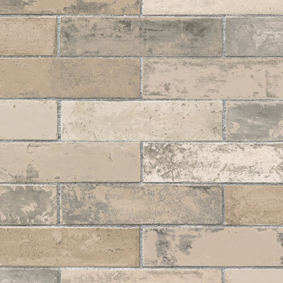 Galerie Kitchen Style 3 Grey Black Cream Beige Brick Smooth A4 ...