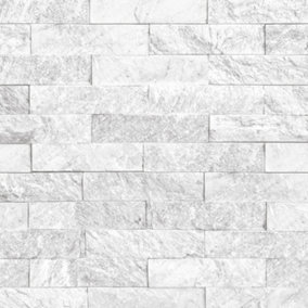 Galerie Kitchen Style 3 Grey Slate Bricks Smooth Wallpaper