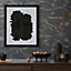 Galerie Kumano Black Abstract Flow Design Wallpaper