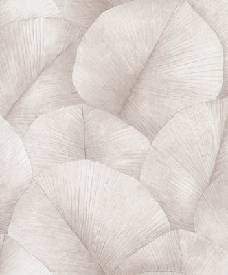 Galerie Kumano Pink Textured Palm Leaf A4 Wallpaper Sample