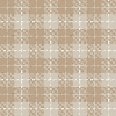 Galerie Little Explorers 2 Beige Twilled Tartan Wallpaper Roll