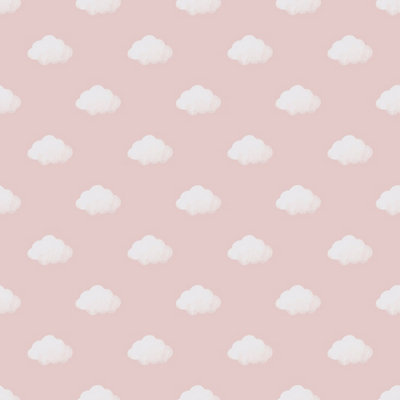 Galerie Little Explorers 2 Pink Cloud Wallpaper Roll
