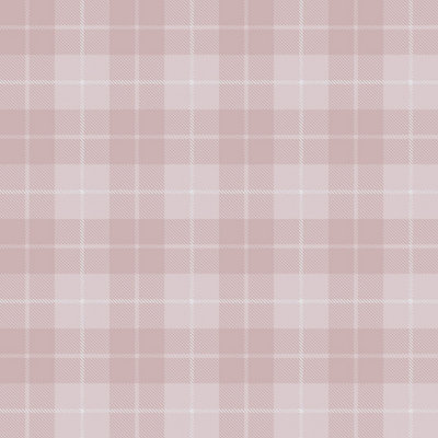 Galerie Little Explorers 2 Pink Twilled Tartan Wallpaper Roll