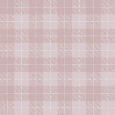 Galerie Little Explorers 2 Pink Twilled Tartan Wallpaper Roll