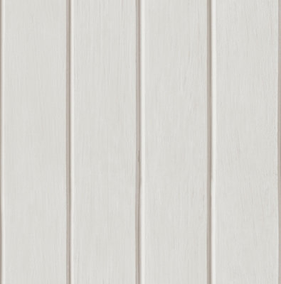 Galerie Little Explorers 2 Silver Doga Happy Wood Panelling Wallpaper Roll