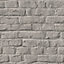 Galerie Loft 2 Dark Greige Exposed Brick Design  Wallpaper Roll