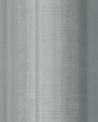 Galerie Loft Black Grey Silver Metallic Multi-Stripe Textured Wallpaper