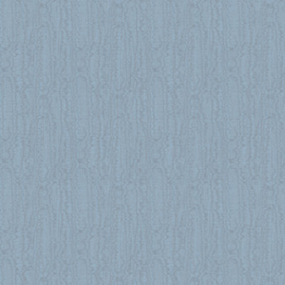 Galerie Luxe Blue Moire Texture Smooth Wallpaper