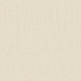 Galerie Luxe Cream Texture Effect Plain Smooth Wallpaper
