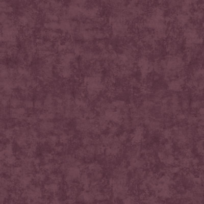 Galerie Luxe Purple Burgundy Matte Plain Smooth Wallpaper