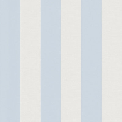 Galerie Maison Charme Blue Stripe Motif Wallpaper Roll