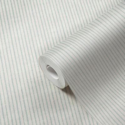 Galerie Maison Charme Cream Pinstripe Motif Wallpaper Roll