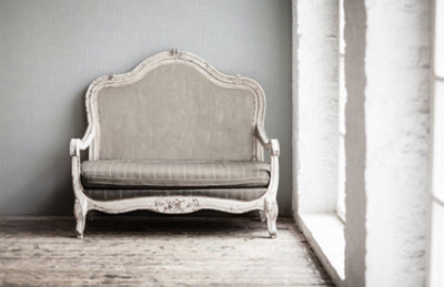 Galerie Maison Charme Cream Pinstripe Motif Wallpaper Roll