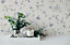 Galerie Maison Charme Grey Petit Floral Motif Wallpaper Roll