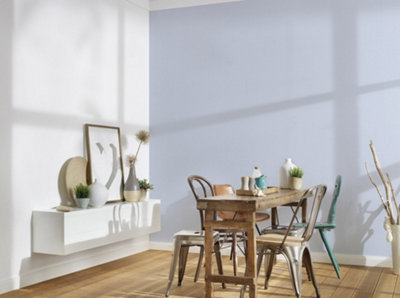 Galerie Maison Charme Light Blue Plain Texture Wallpaper Roll