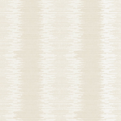 Galerie Metallic Fx Cream Beige Metallic Layered Stripe Textured Wallpaper